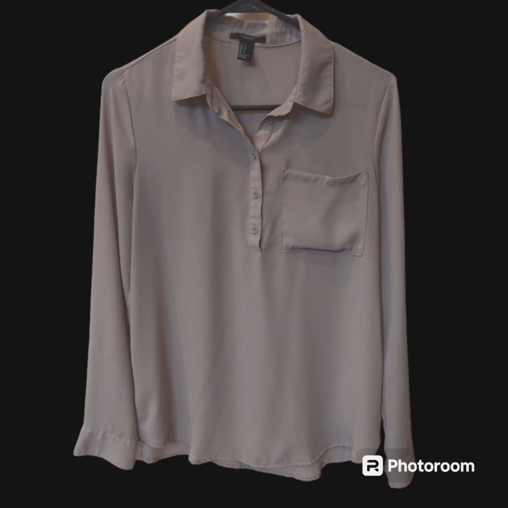 Cream Chiffon Blouse
